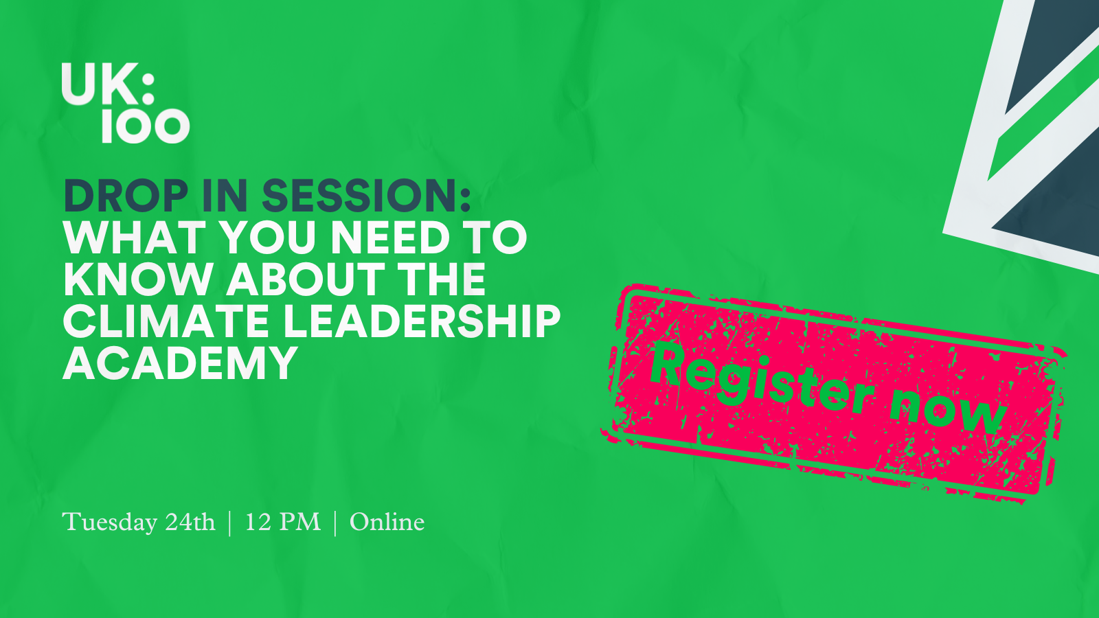 Climate leadership academy drop in session image
