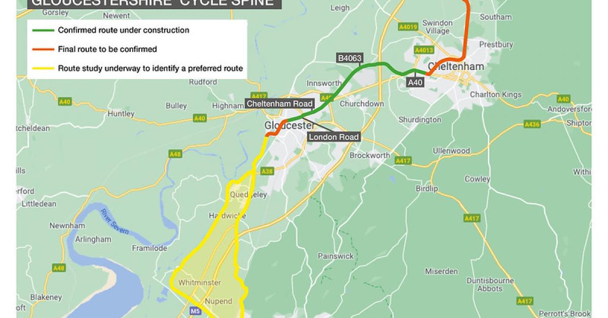 cycle route map