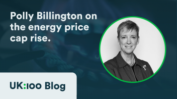 Polly Billington on the energy price cap rise.