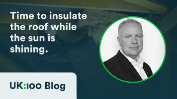 The article title is: Time to insulate the roof while the sun is shining.