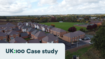 A housing development in Warwick.
