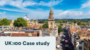 View over Oxford city