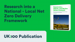 Research into a National - Local Net Zero Delivery Framework