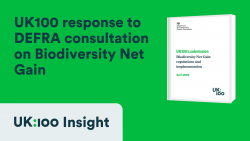 Image of UK100 response to consultation on Biodiversity Net Gain