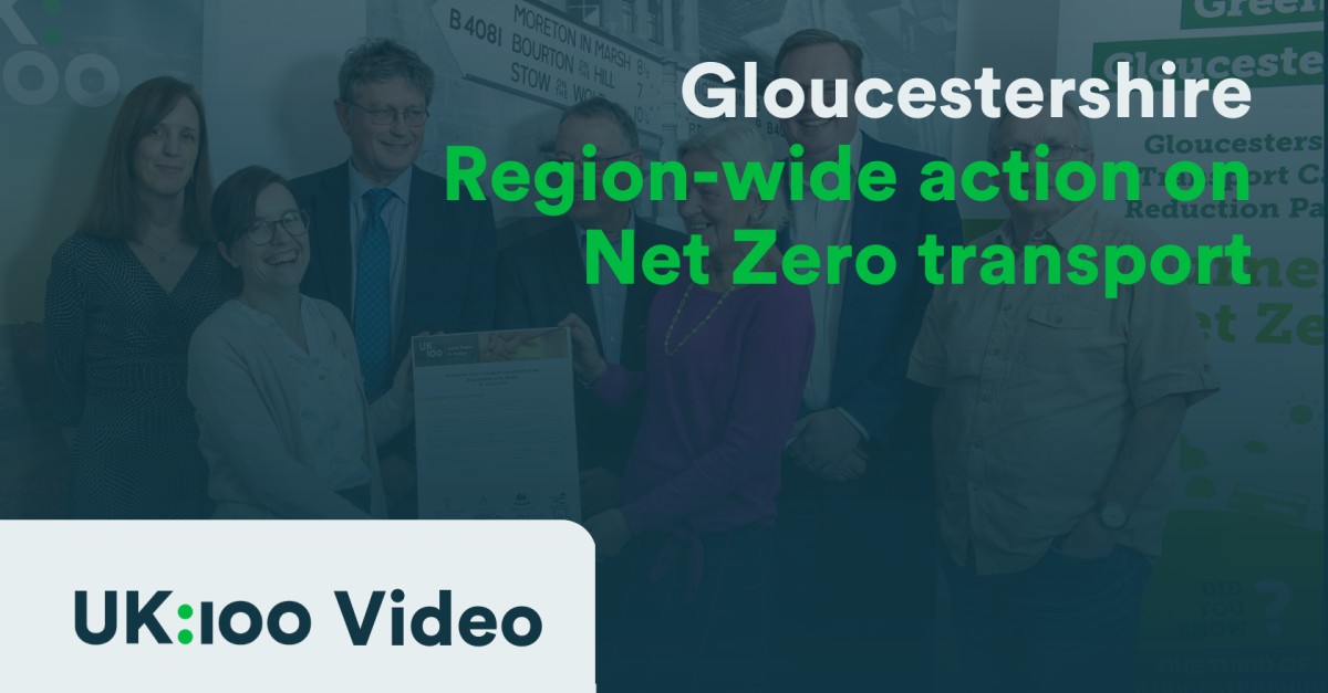Advertising Gloucestershire transport decarbonisation roundtable