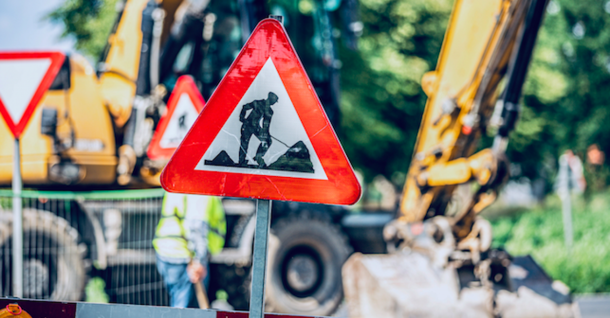 Westminster road works 